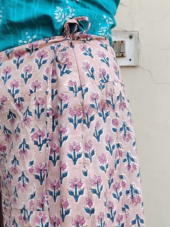 Petunia Hand Block Printed Culottes and Shrug Coordinated Set