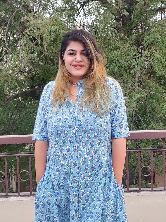 Arsh Handblock Printed A Line Maxi Shirt Dress