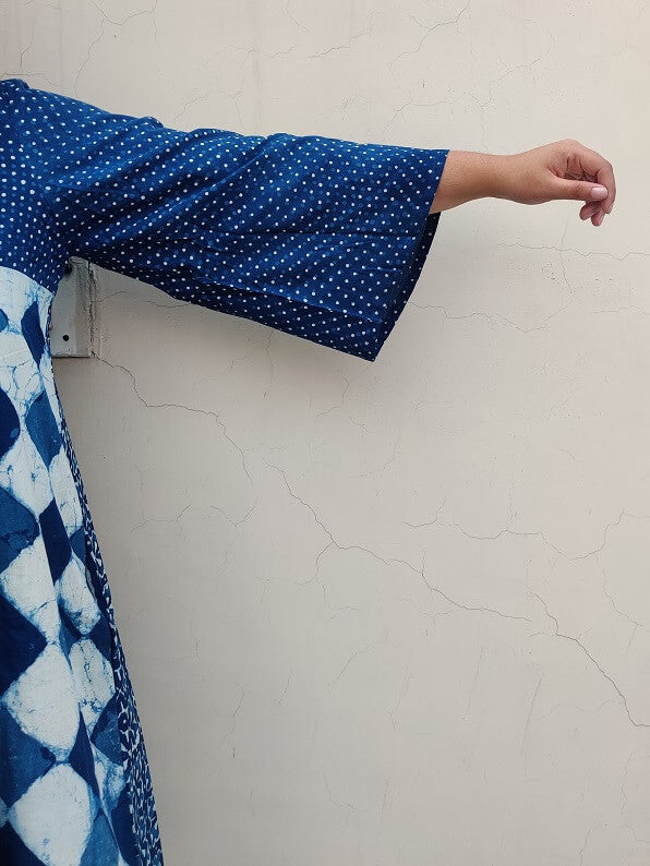 Riot of Colors : Indigo Edition Short Dress