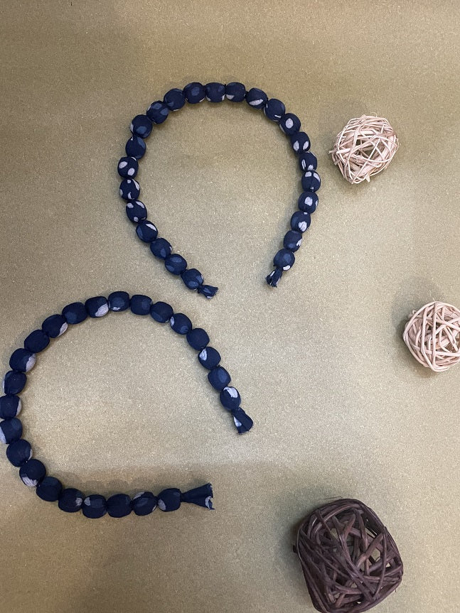 Fabric Beaded Hair Band