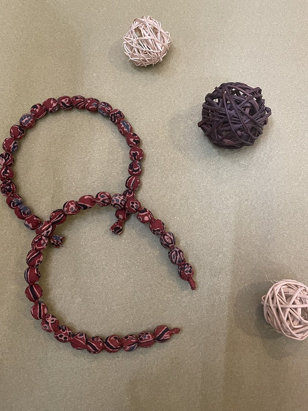 Fabric Beaded Hair Band