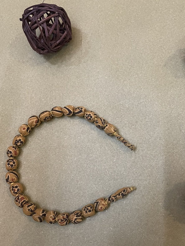Fabric Beaded Hair Band