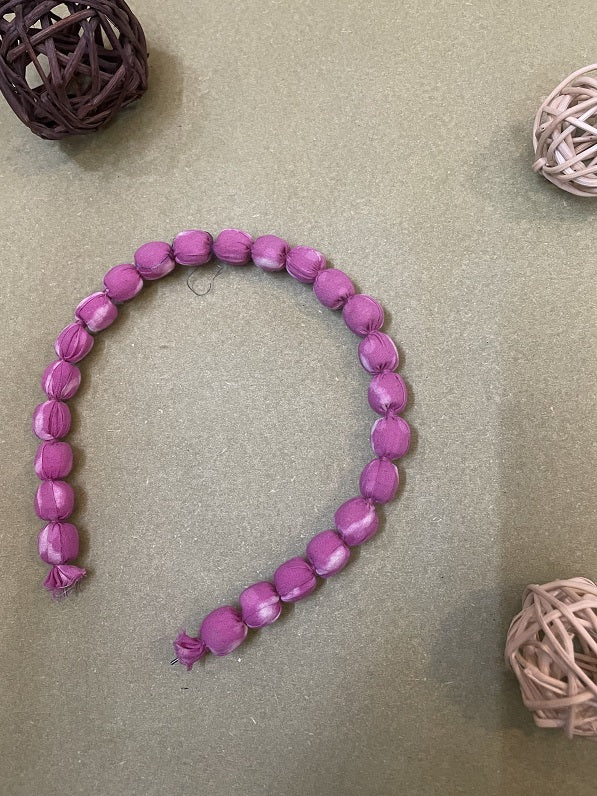 Fabric Beaded Hair Band