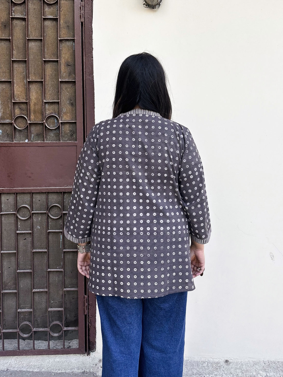 Bela Hand Block Printed Short Kurti