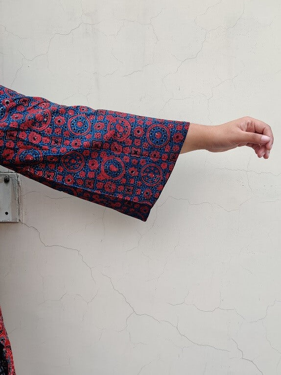 Riot of Colors : Ajrakh Third Edition Short Dress