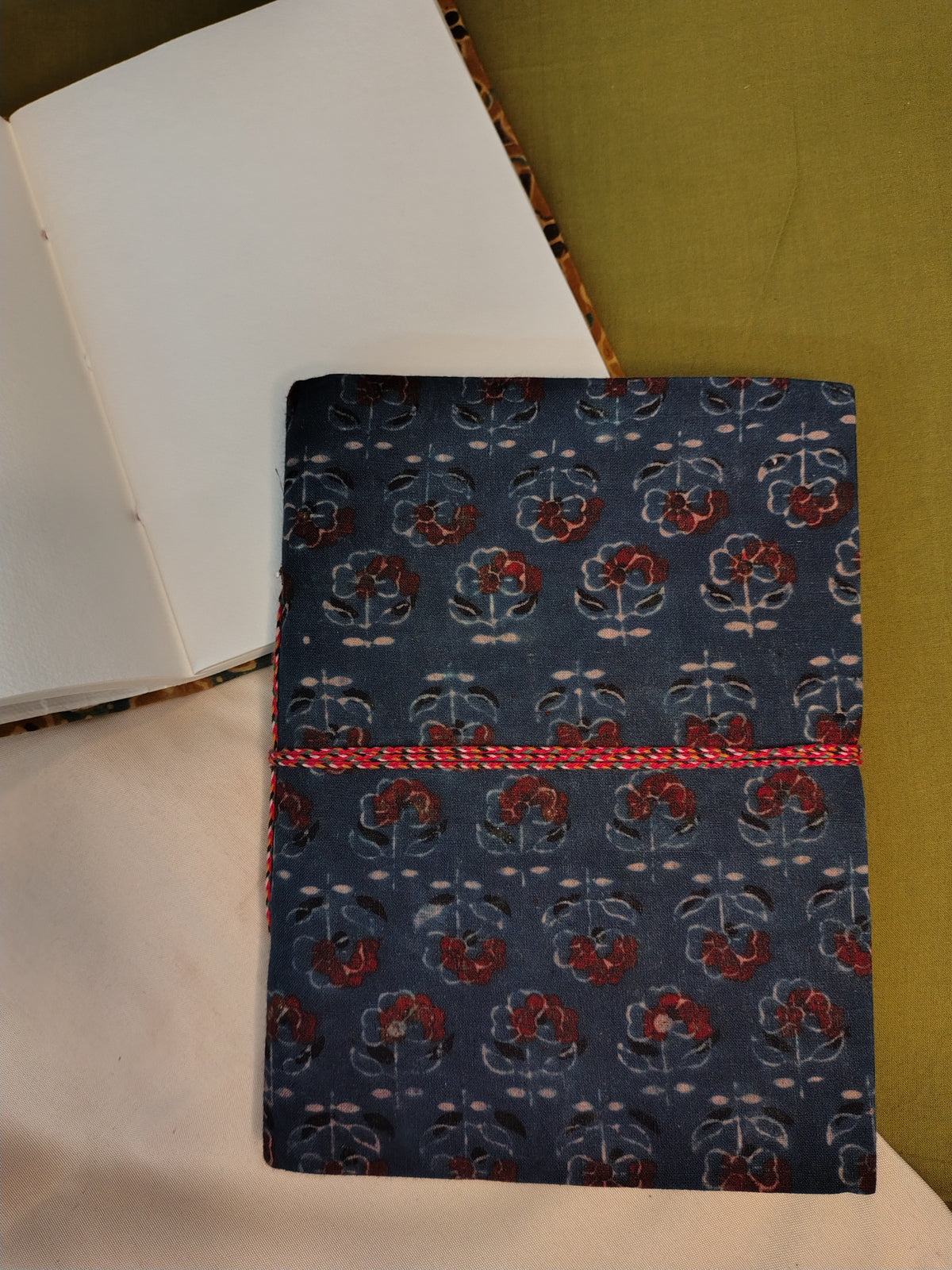 Zero Waste Handcrafted Handblock Printed Fabric Diary