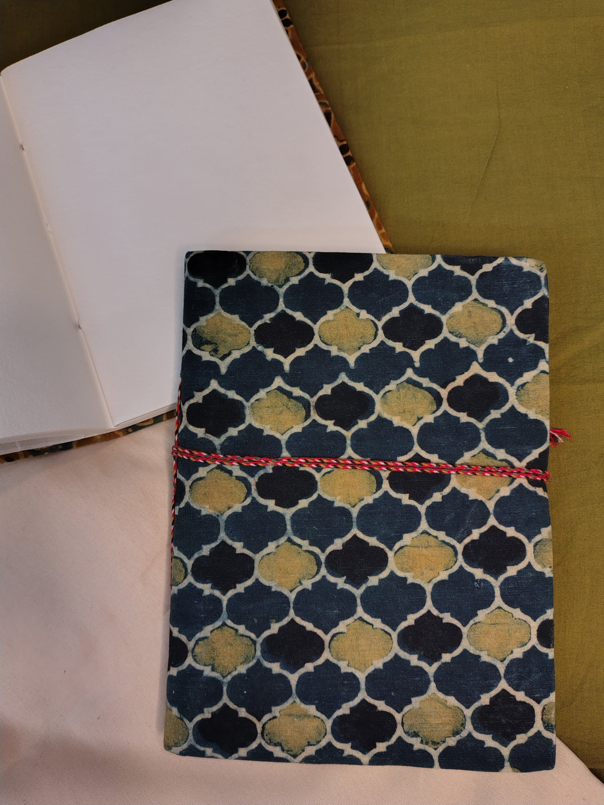 Zero Waste Handcrafted Handblock Printed Fabric Diary