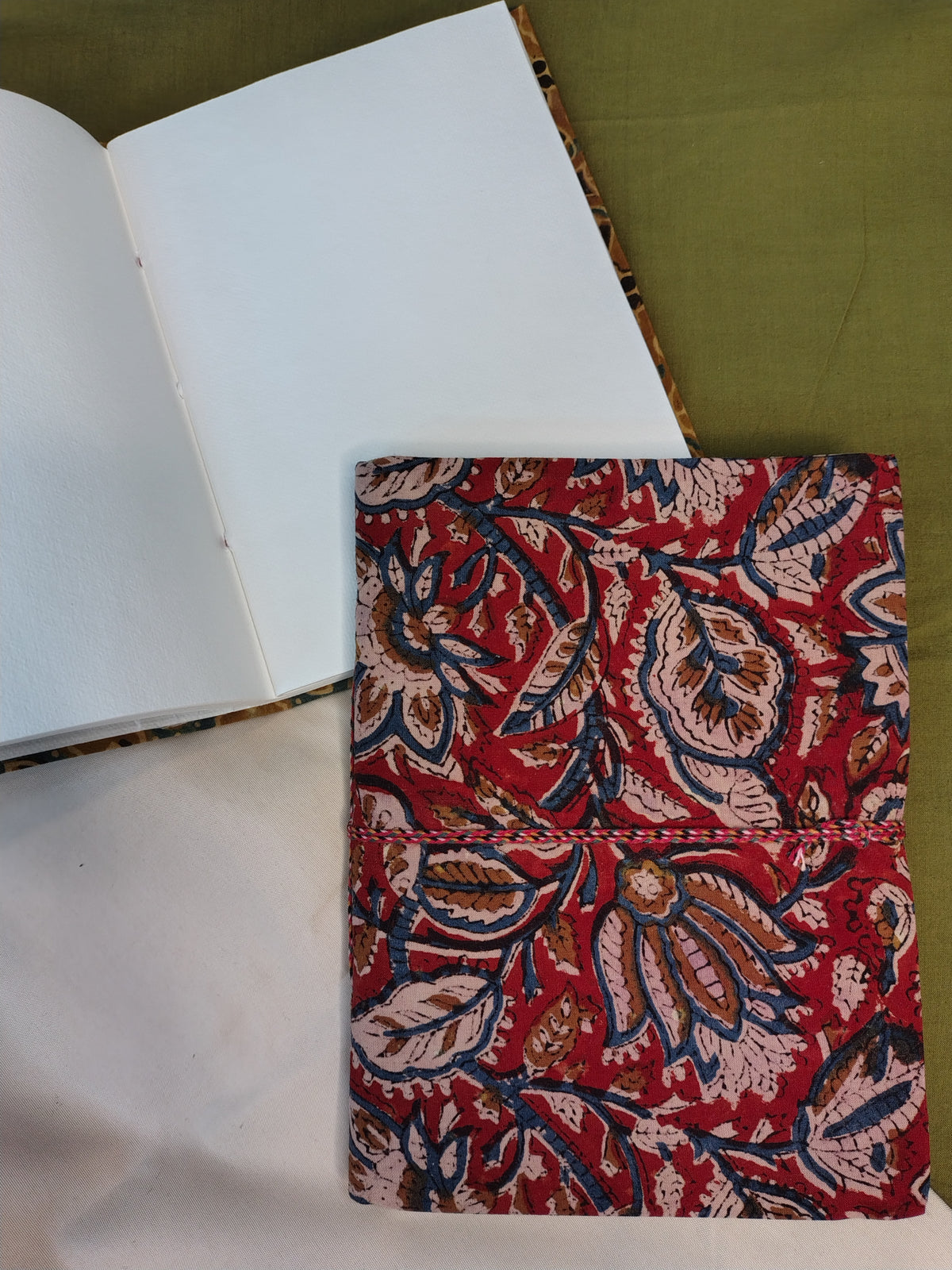 Zero Waste Handcrafted Handblock Printed Fabric Diary
