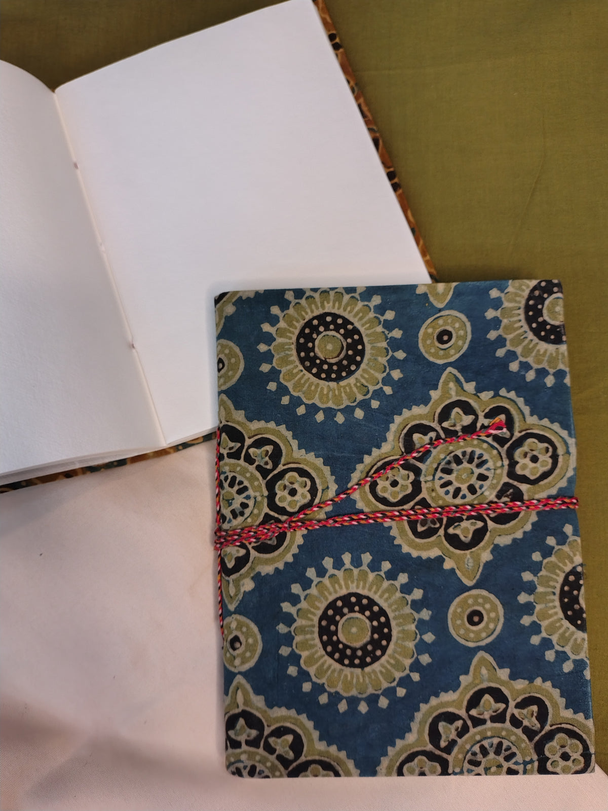 Zero Waste Handcrafted Handblock Printed Fabric Diary
