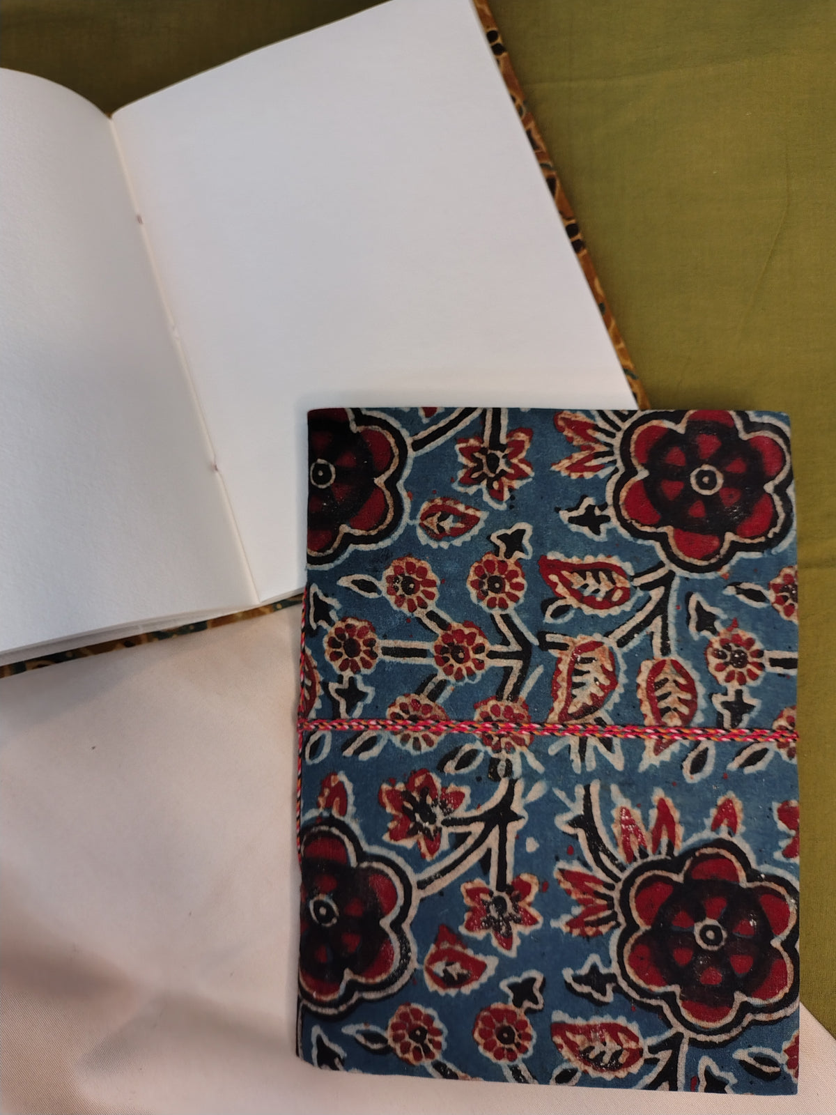 Zero Waste Handcrafted Handblock Printed Fabric Diary