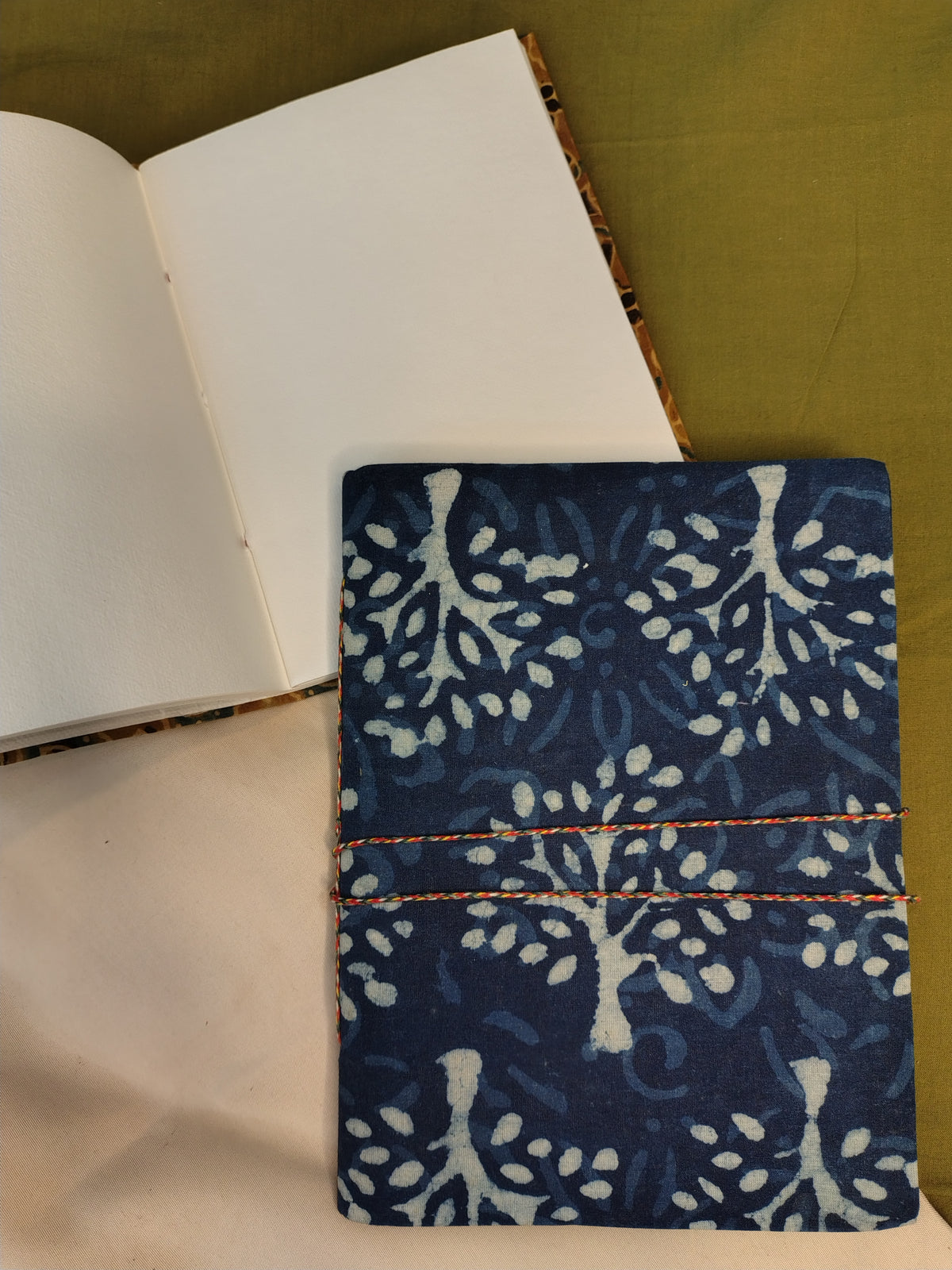 Zero Waste Handcrafted Handblock Printed Fabric Diary
