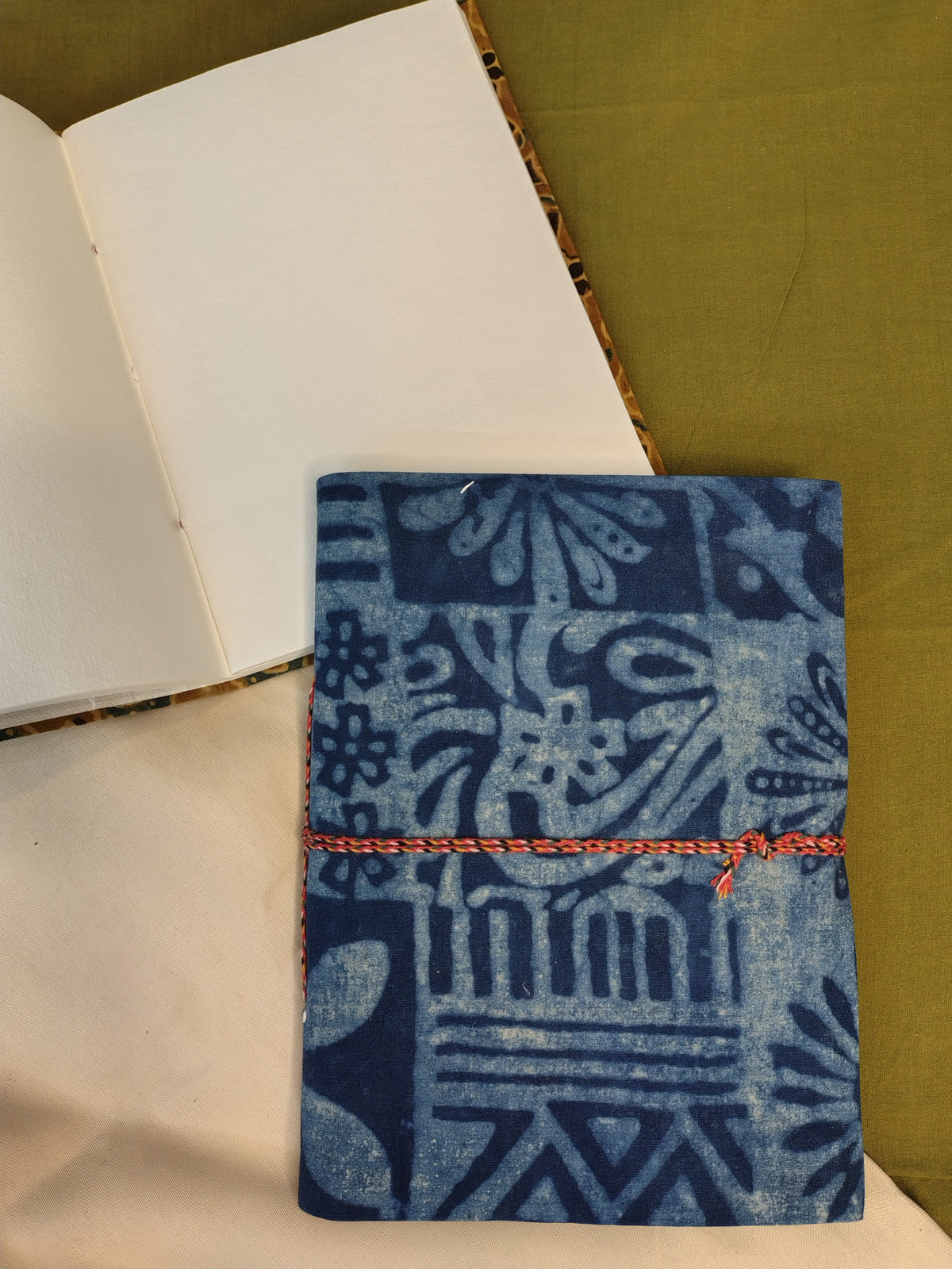 Zero Waste Handcrafted Handblock Printed Fabric Diary