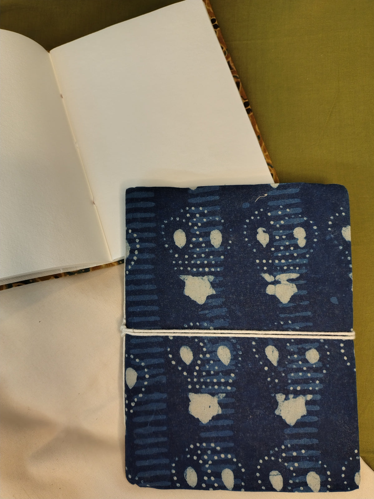 Zero Waste Handcrafted Handblock Printed Fabric Diary