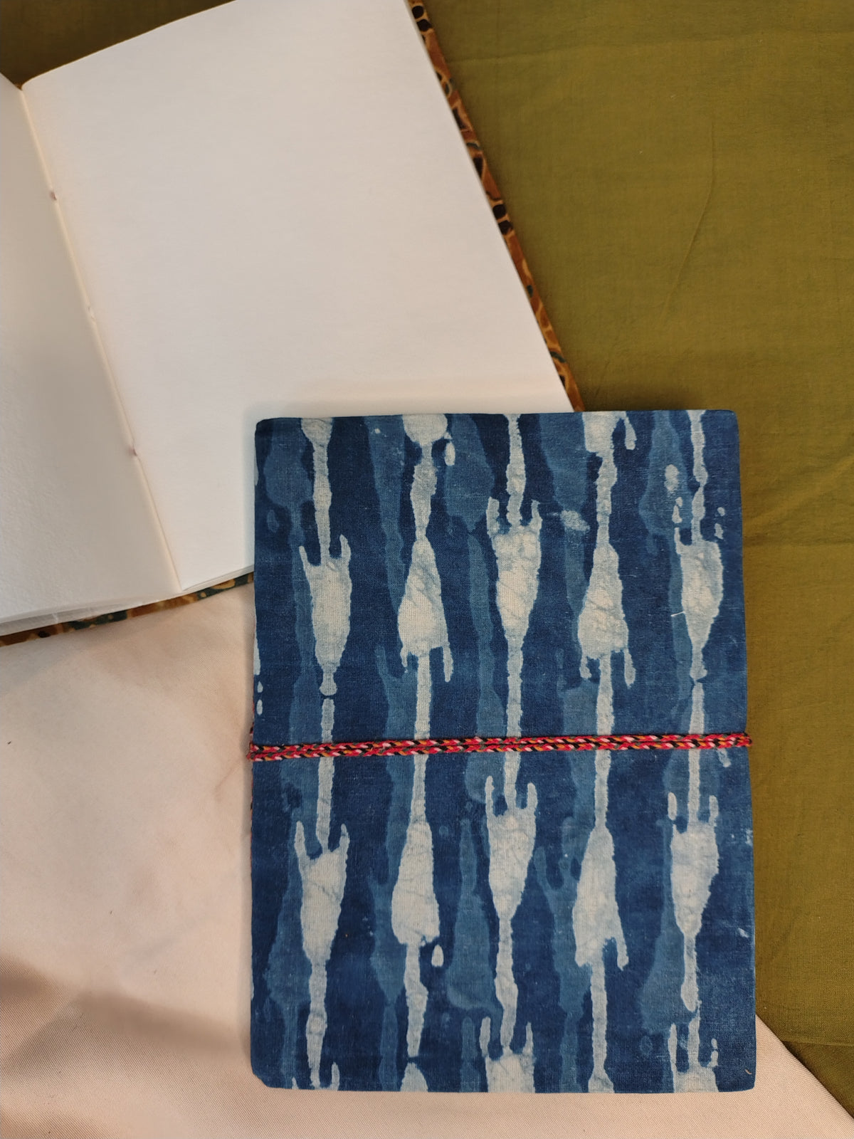 Zero Waste Handcrafted Handblock Printed Fabric Diary