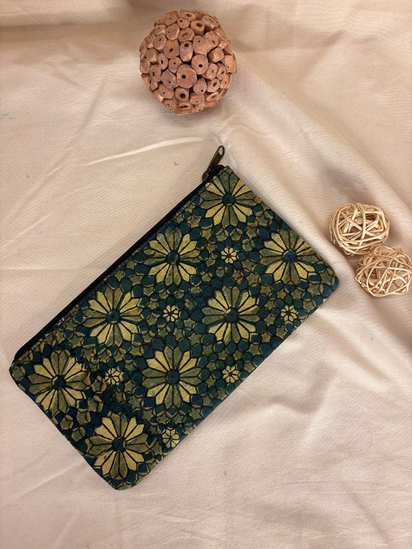 Hand Block Printed Fabric Pouch