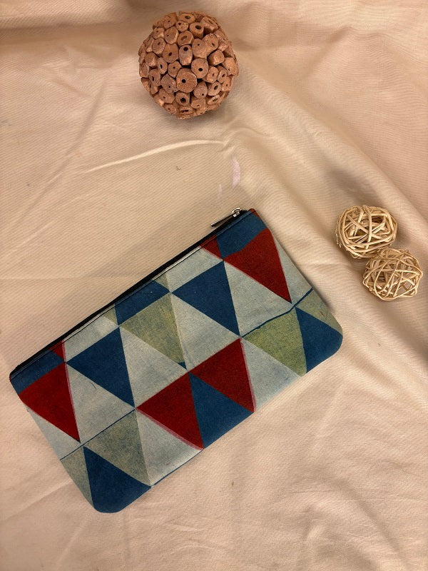 Hand Block Printed Fabric Pouch