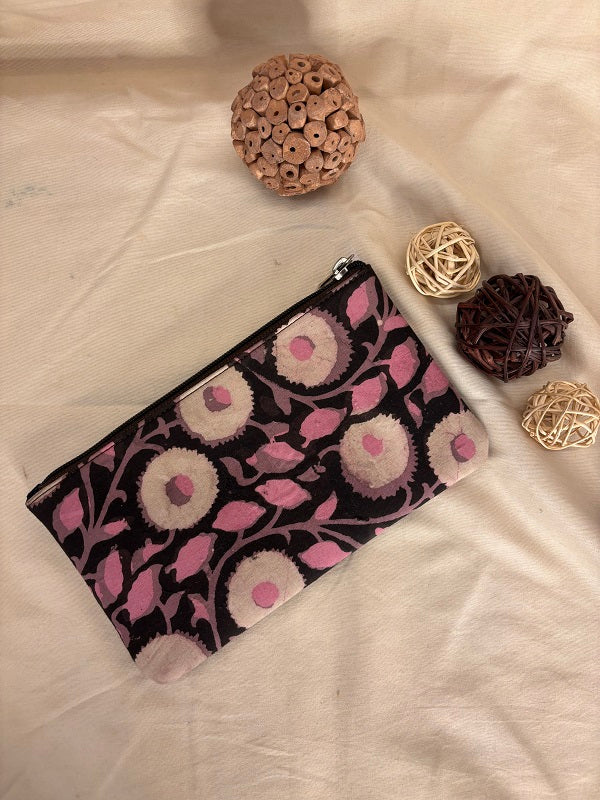 Hand Block Printed Fabric Pouch