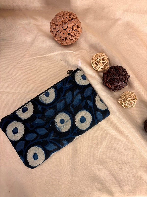 Hand Block Printed Fabric Pouch