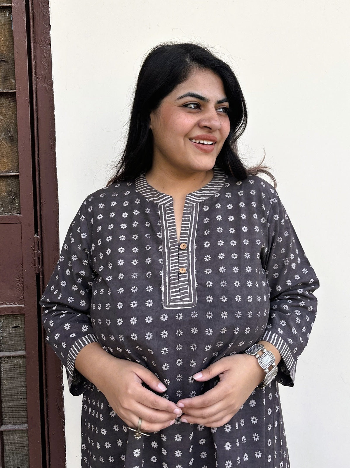 Bela Hand Block Printed Short Kurti