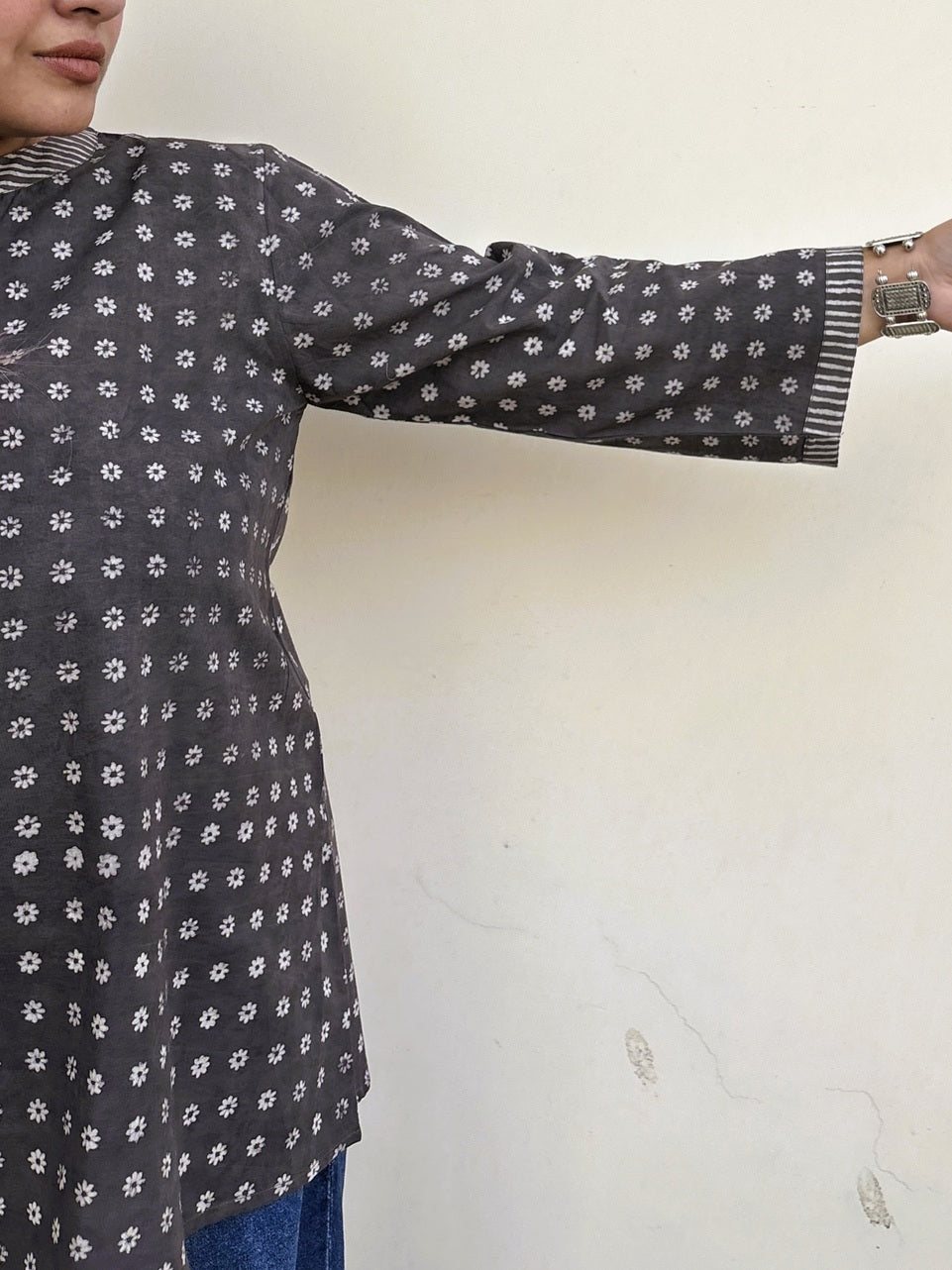 Bela Hand Block Printed Short Kurti